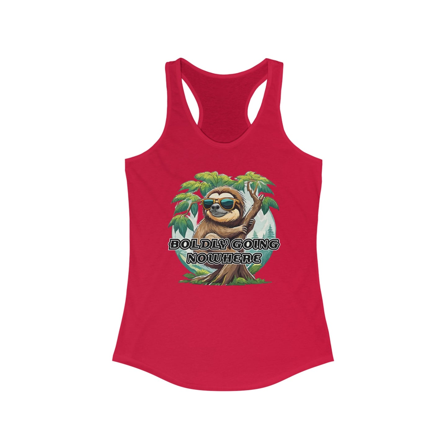 Boldly going nowhere - Women's Ideal Racerback Tank