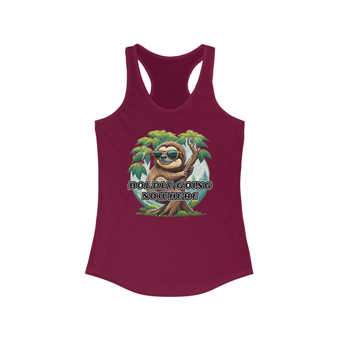 Boldly going nowhere - Women's Ideal Racerback Tank