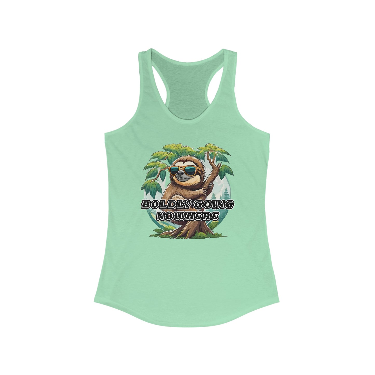 Boldly going nowhere - Women's Ideal Racerback Tank