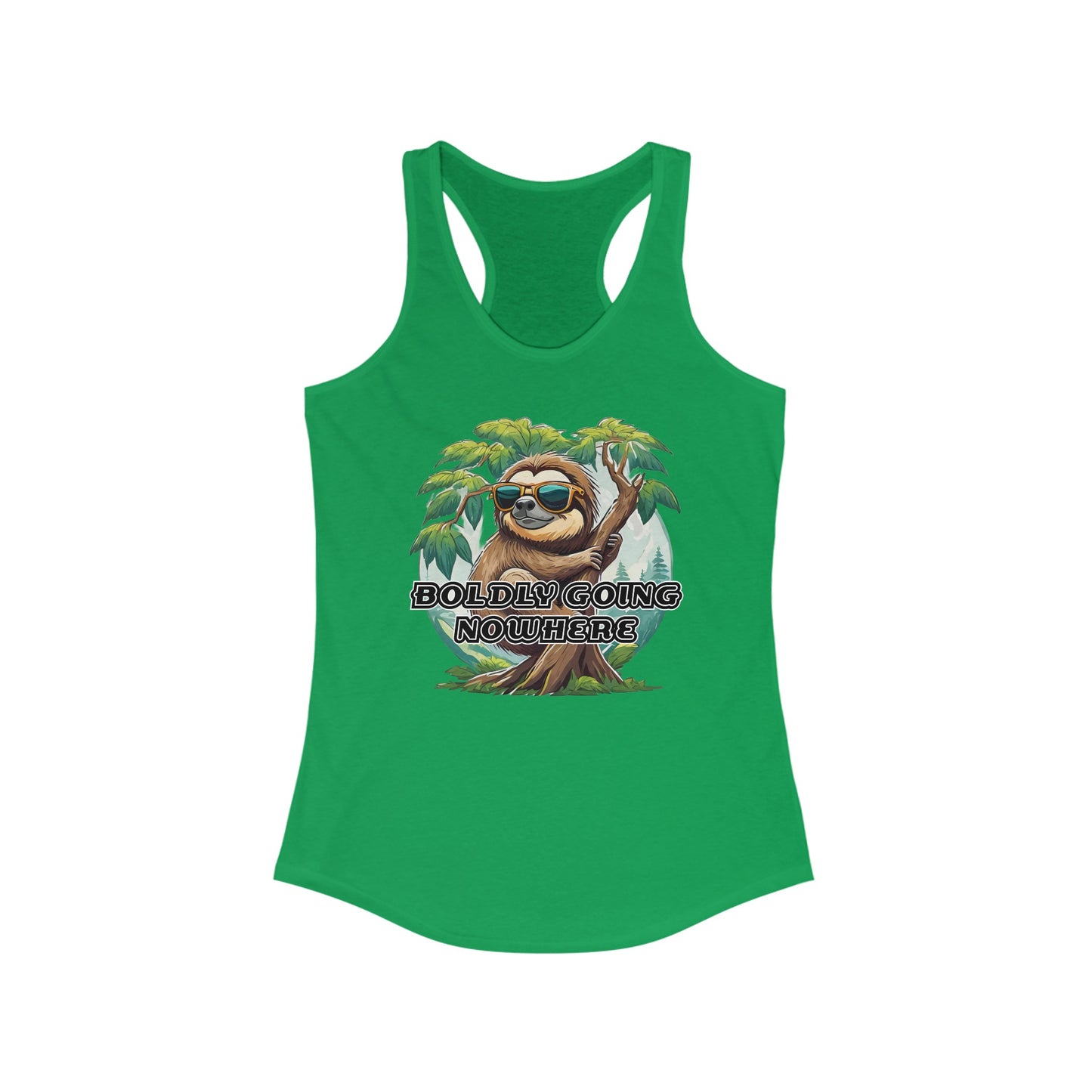 Boldly going nowhere - Women's Ideal Racerback Tank