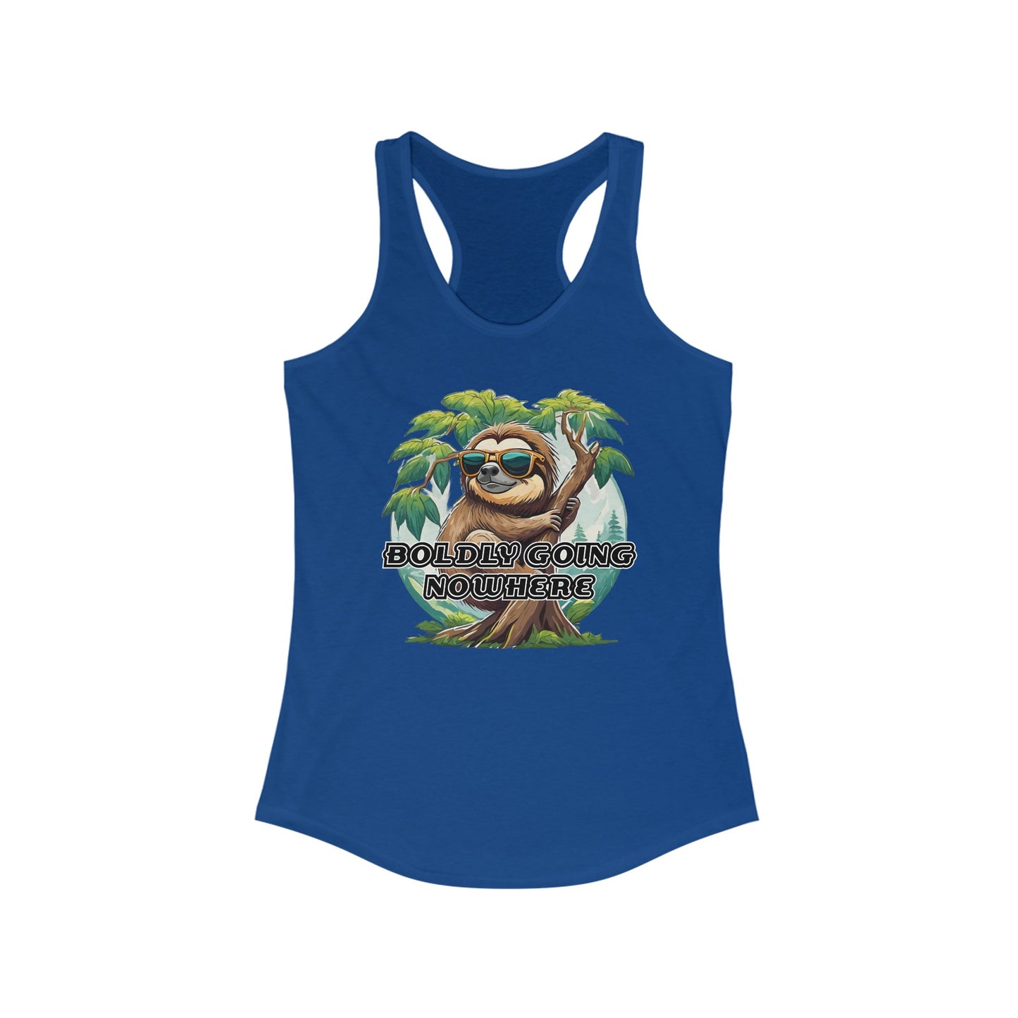 Boldly going nowhere - Women's Ideal Racerback Tank