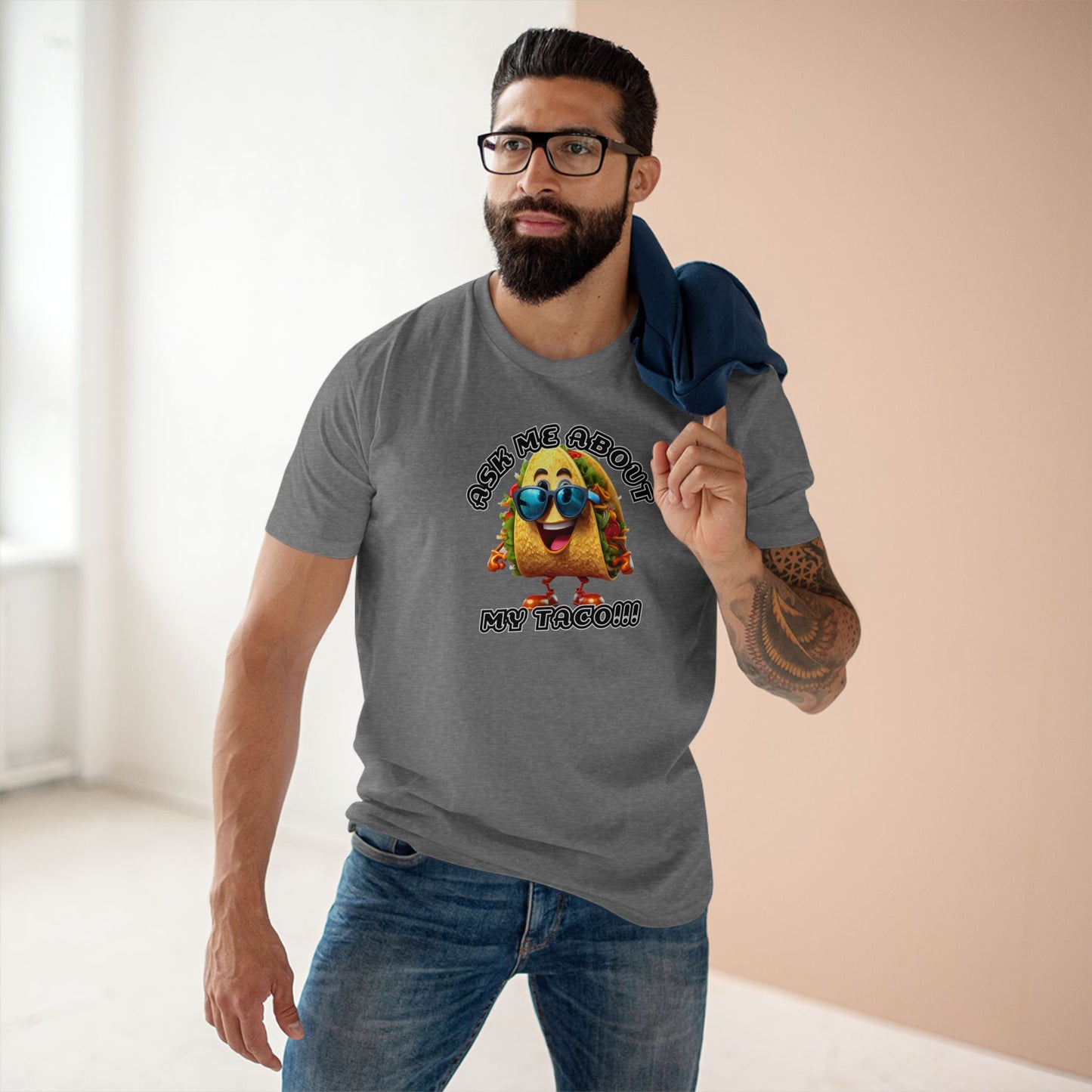 Ask me about my taco! - Men's Staple Tee