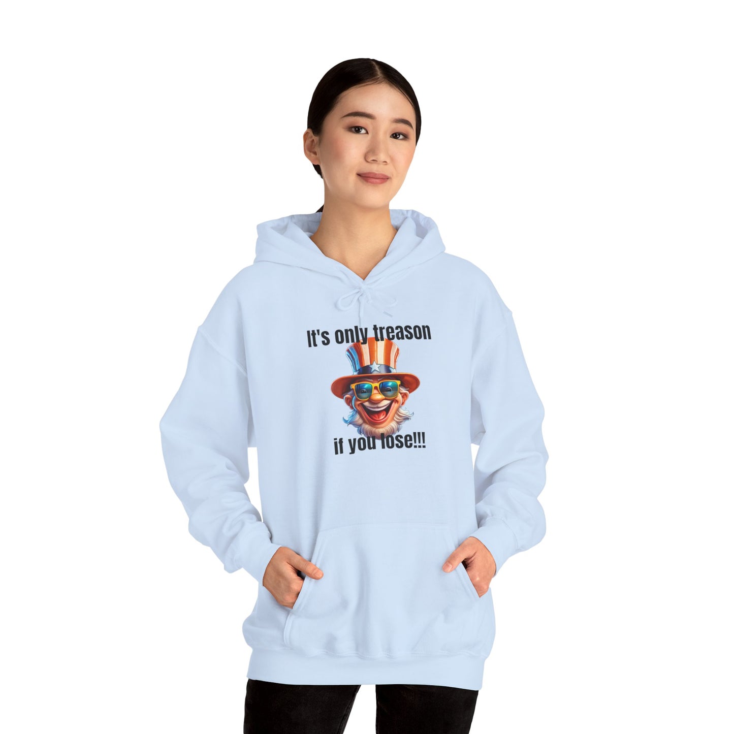 It's only treason if you lose! - Unisex Heavy Blend™ Hooded Sweatshirt