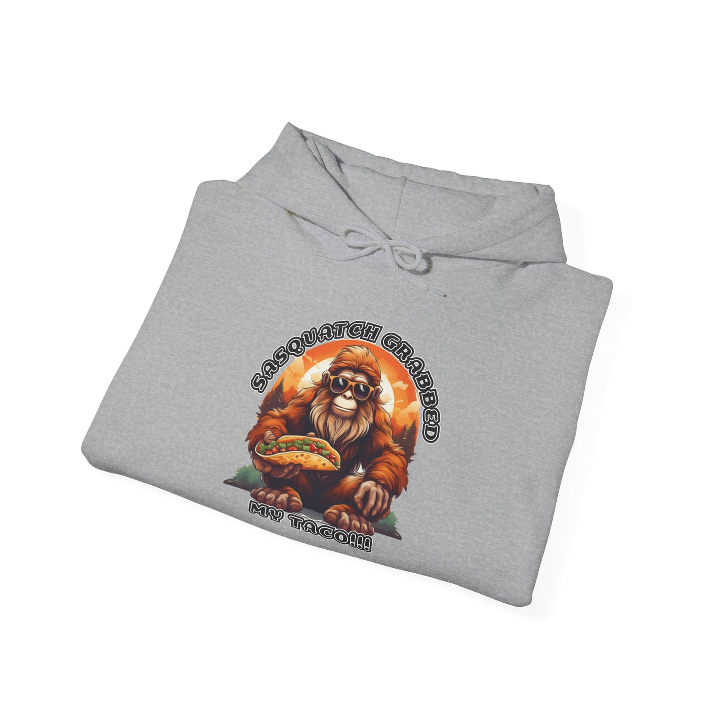 Sasquatch grabbed my taco! - Unisex Heavy Blend™ Hooded Sweatshirt