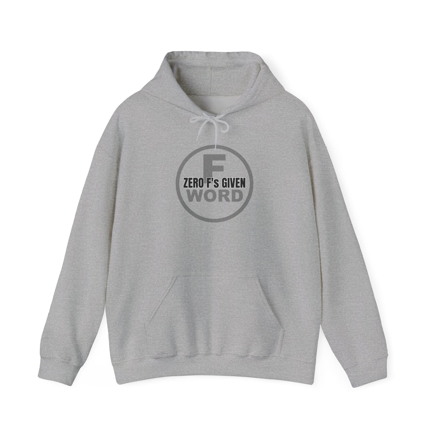 Zero F's given - Unisex Heavy Blend™ Hooded Sweatshirt