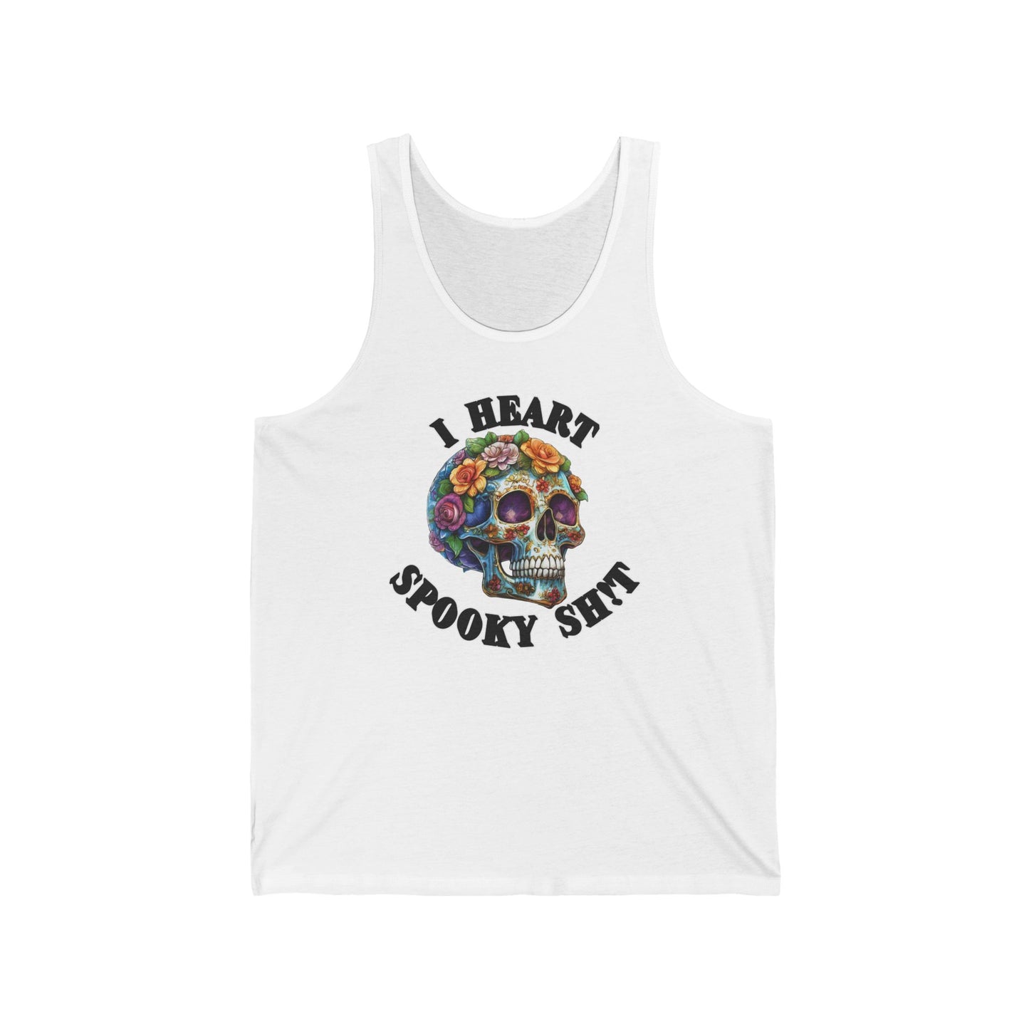 I Heart Spooky Sh!t - Unisex Jersey Tank