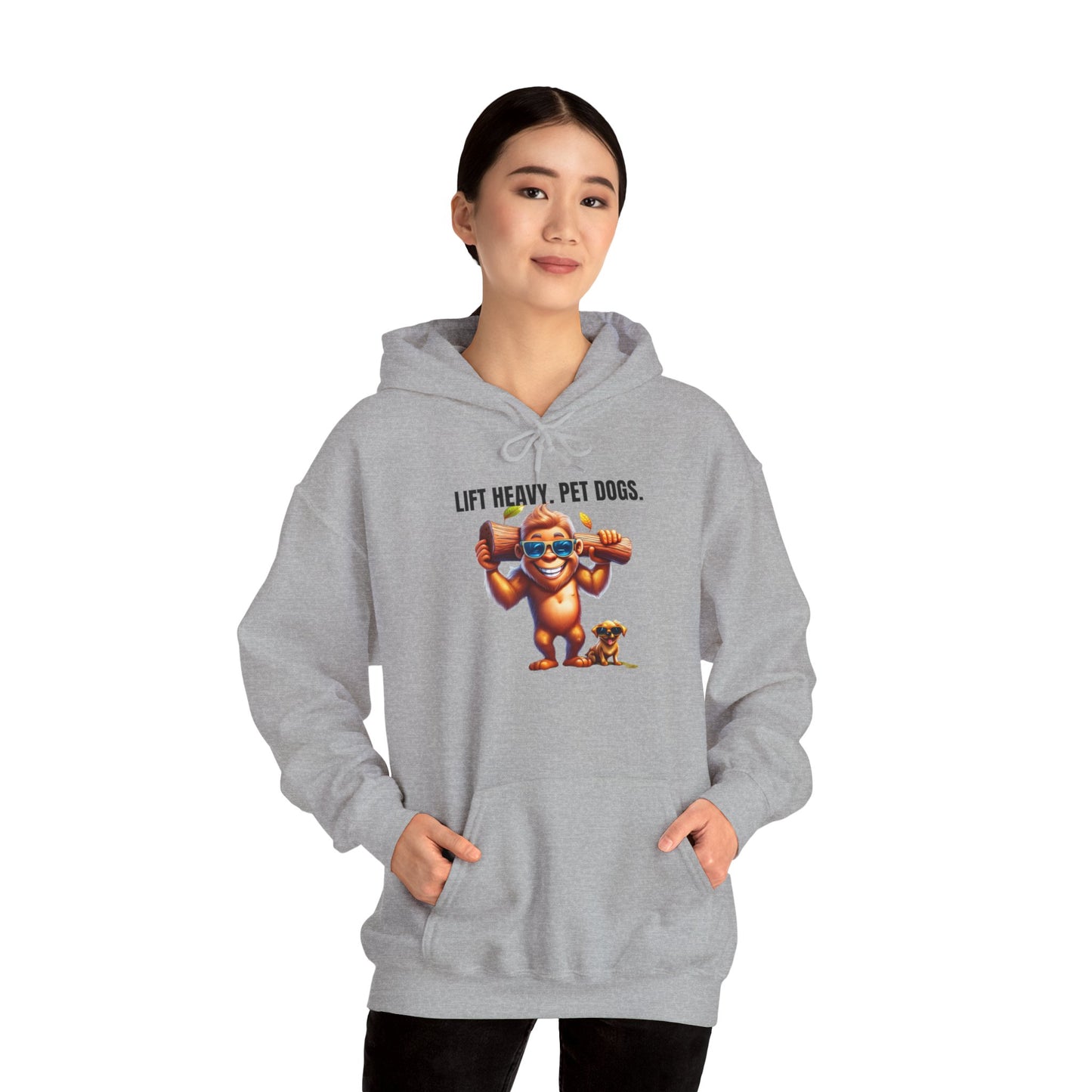 Lift heavy pet dogs 1 - Unisex Heavy Blend™ Hooded Sweatshirt