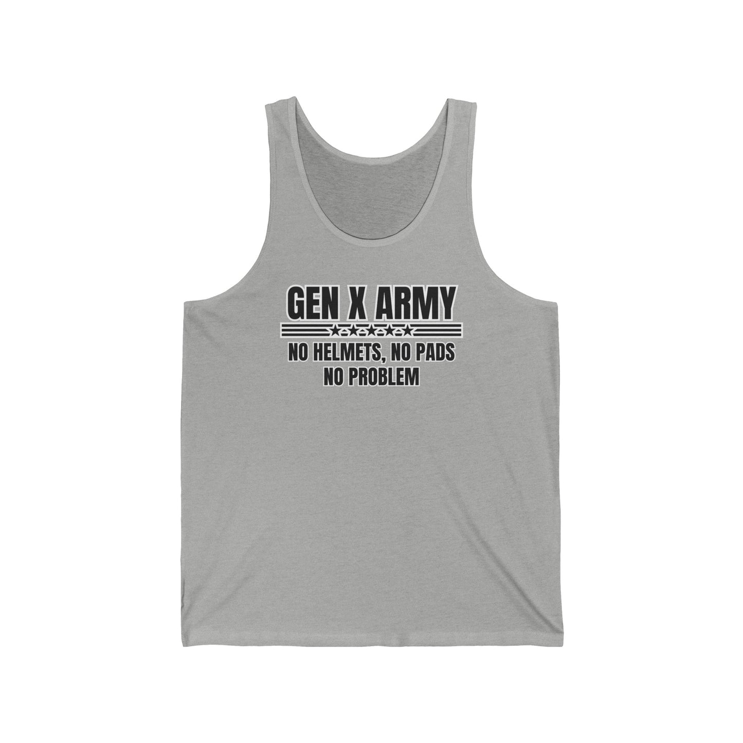 No helmets no pads no problem - Unisex Jersey Tank