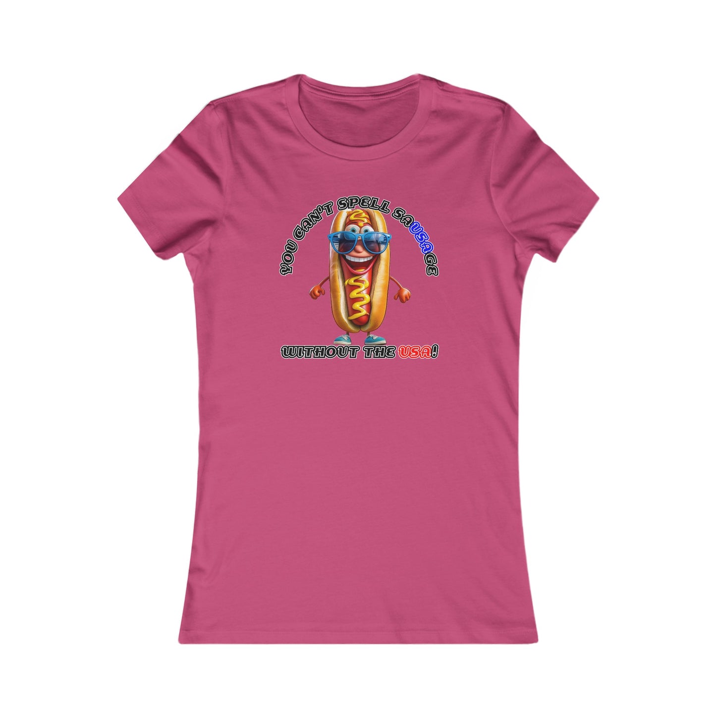 You can't spell sausage without the USA! - Women's Favorite Tee