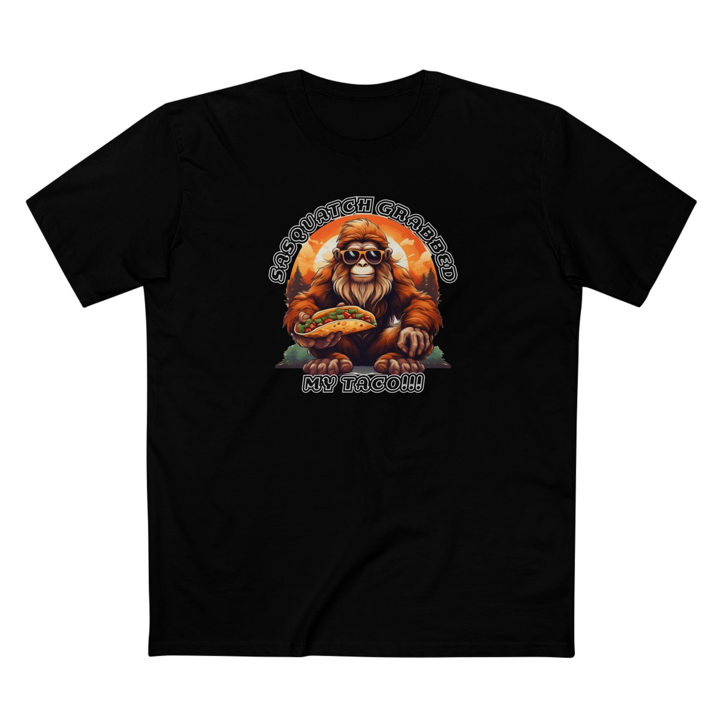 Sasquatch grabbed my taco! - Men's Staple Tee