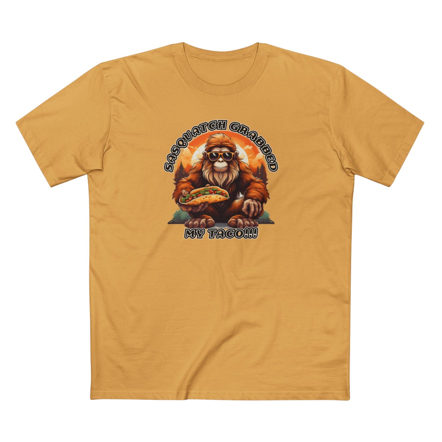 Sasquatch grabbed my taco! - Men's Staple Tee