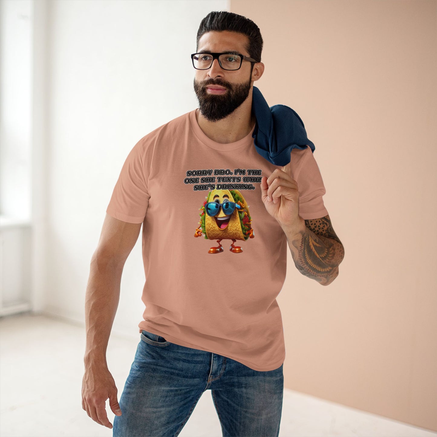 Texting taco - Men's Staple Tee