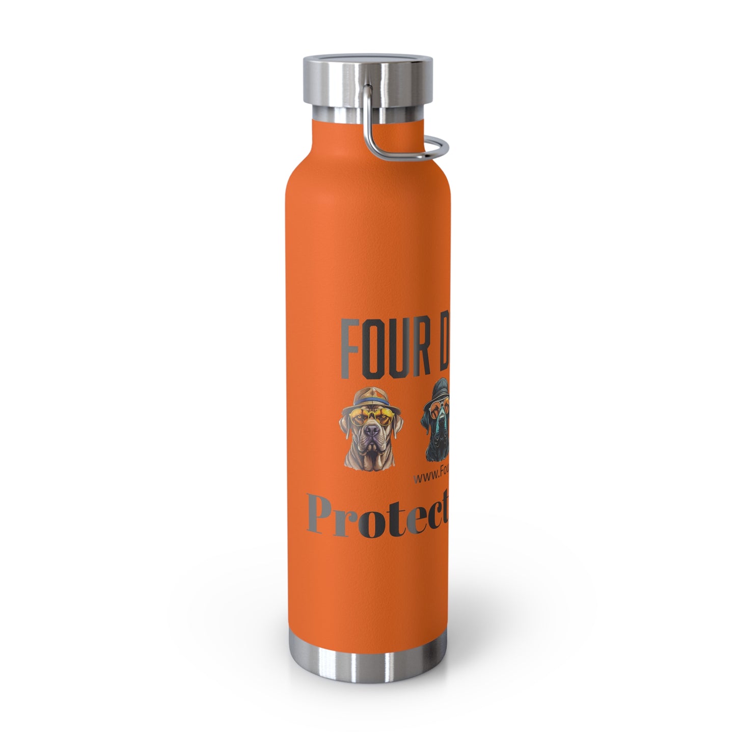 Protect them all with logo - Copper Vacuum Insulated Bottle, 22oz