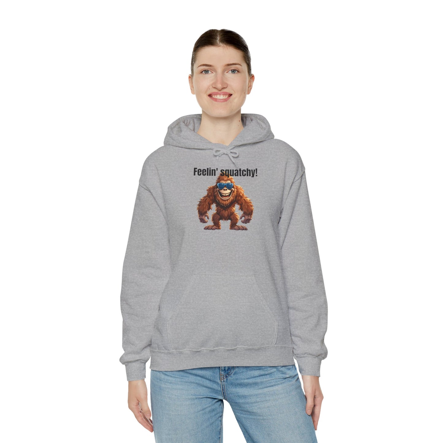 Feelin' squatchy! - Unisex Heavy Blend™ Hooded Sweatshirt