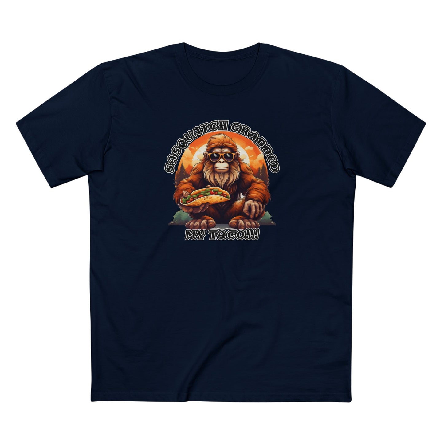 Sasquatch grabbed my taco! - Men's Staple Tee