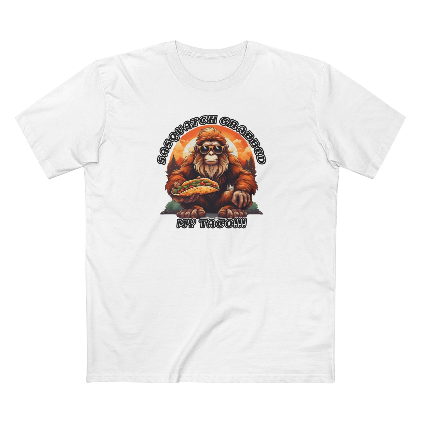 Sasquatch grabbed my taco! - Men's Staple Tee