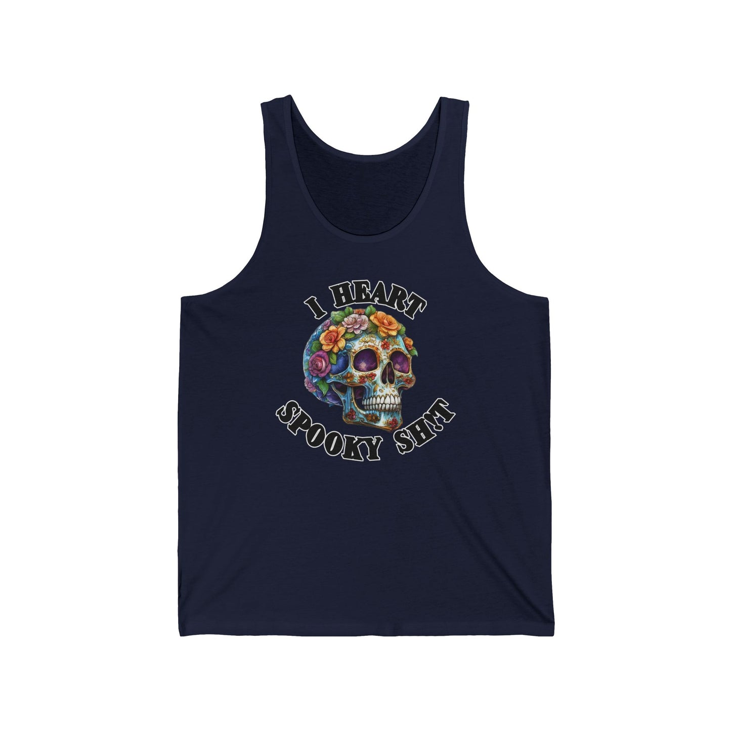 I Heart Spooky Sh!t - Unisex Jersey Tank