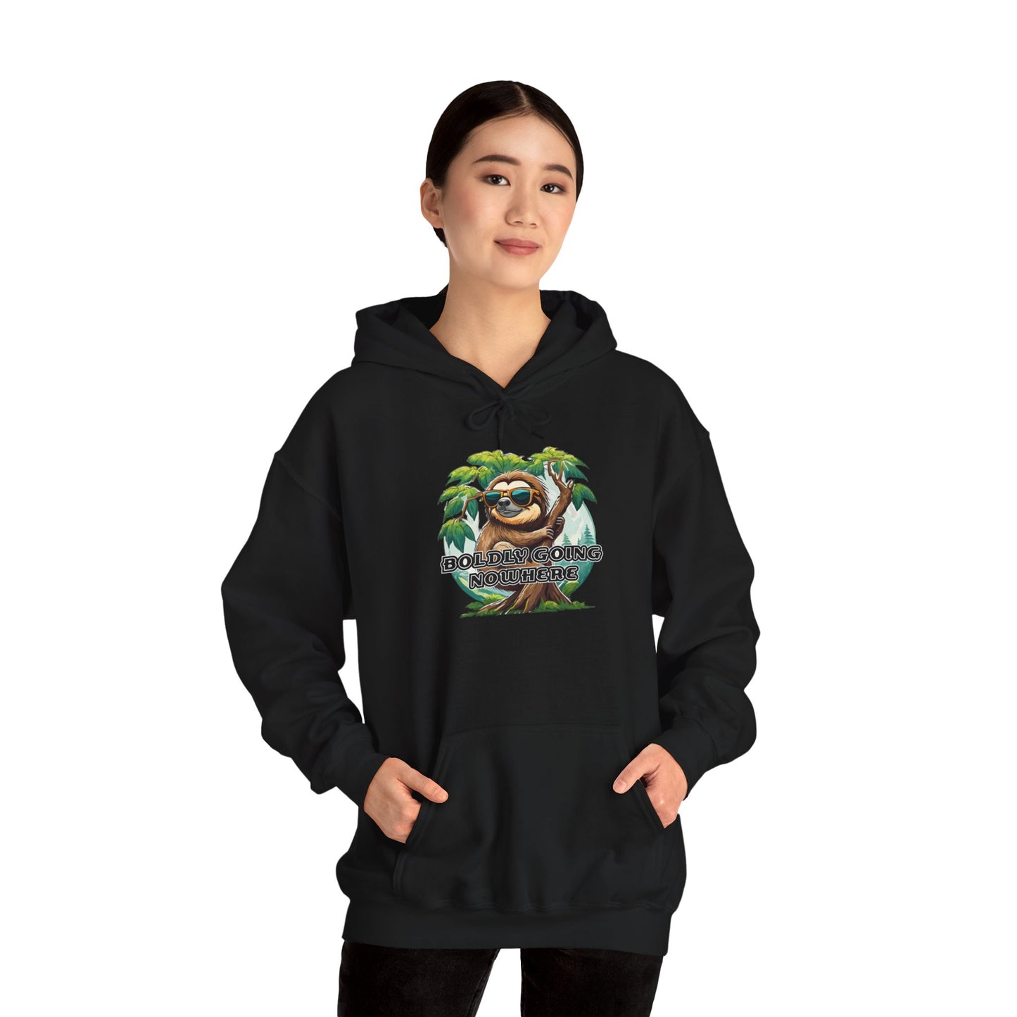 Boldly going nowhere - Unisex Heavy Blend™ Hooded Sweatshirt