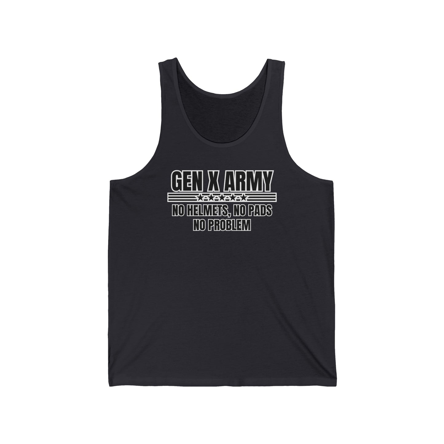 No helmets no pads no problem - Unisex Jersey Tank