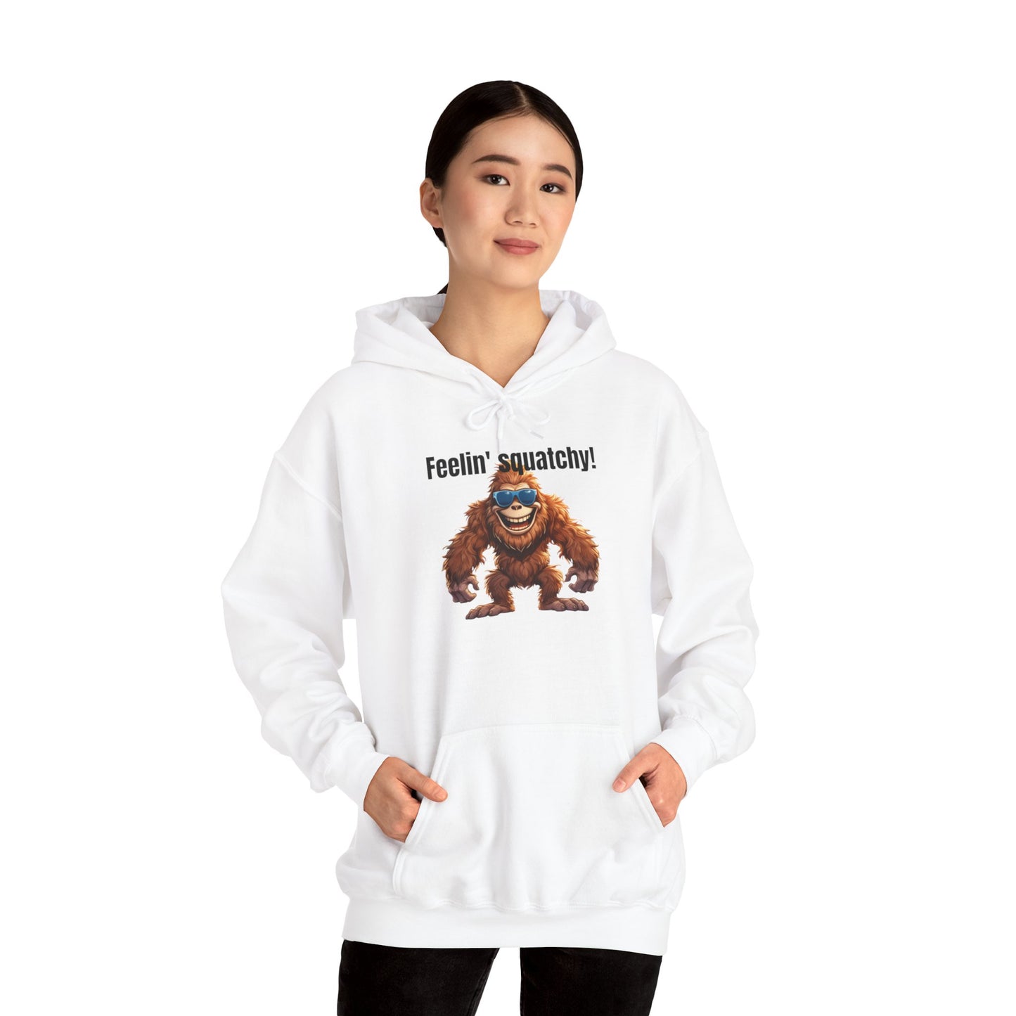 Feelin' squatchy! - Unisex Heavy Blend™ Hooded Sweatshirt