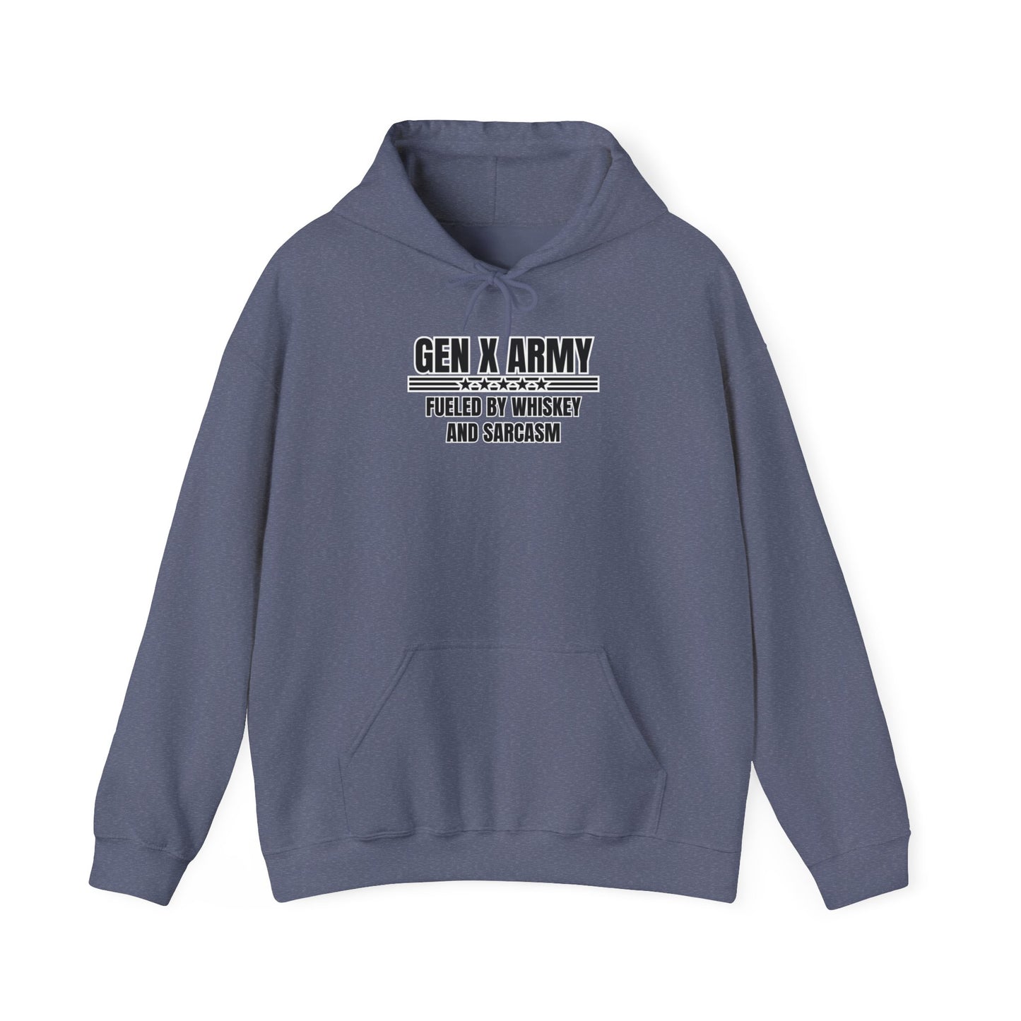 Fueled by whiskey and sarcasm - Unisex Heavy Blend™ Hooded Sweatshirt