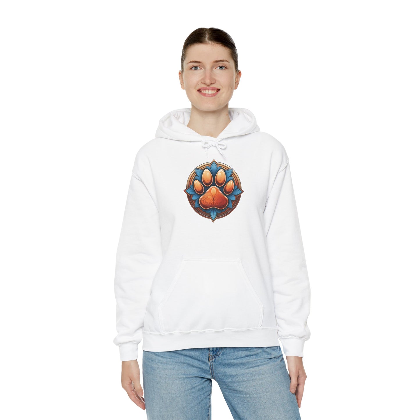 Pawprint logo - Unisex Heavy Blend™ Hooded Sweatshirt