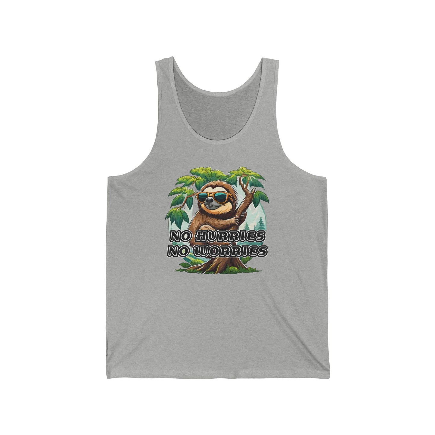 No hurries No worries - Unisex Jersey Tank