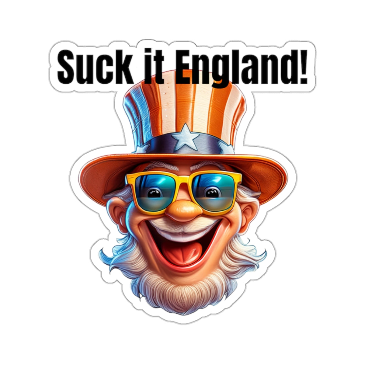 Suck it England! - Kiss-Cut Stickers