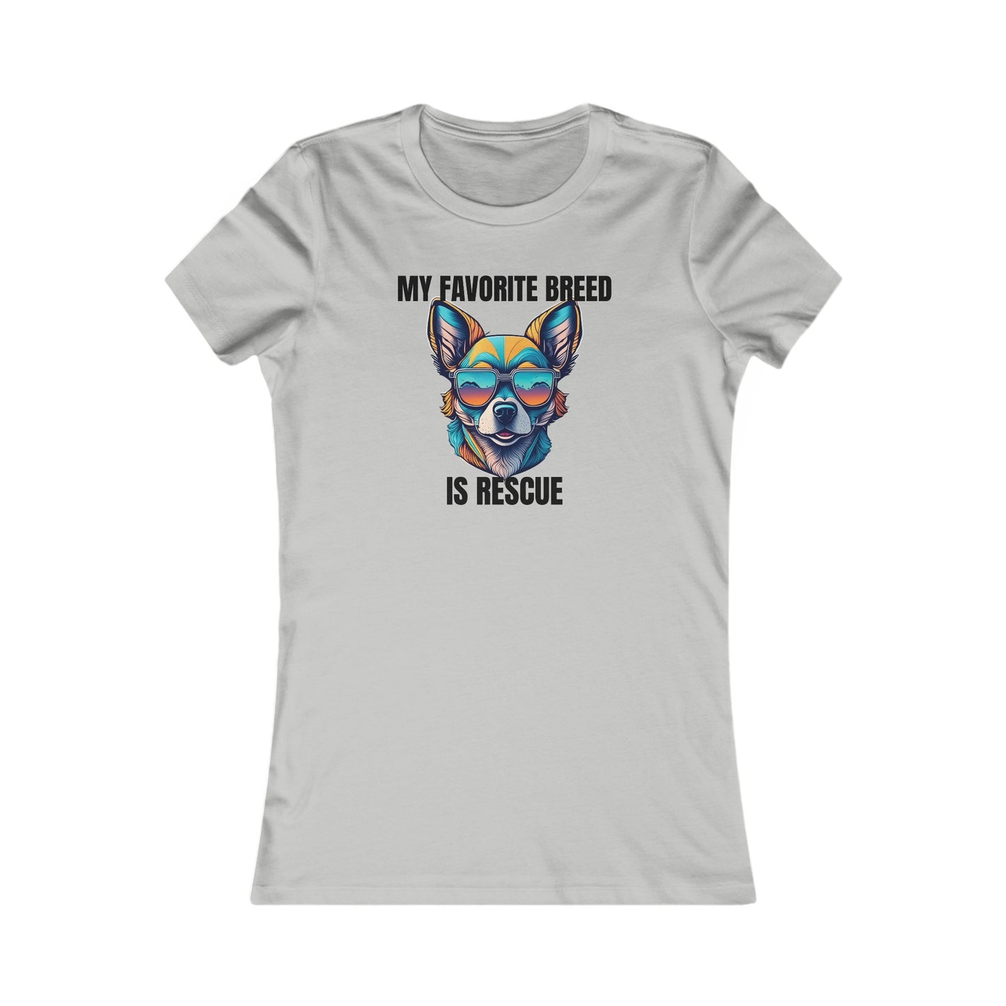 My favorite breed is rescue 2 - Women's Favorite Tee