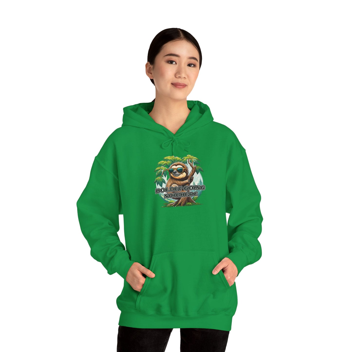 Boldly going nowhere - Unisex Heavy Blend™ Hooded Sweatshirt