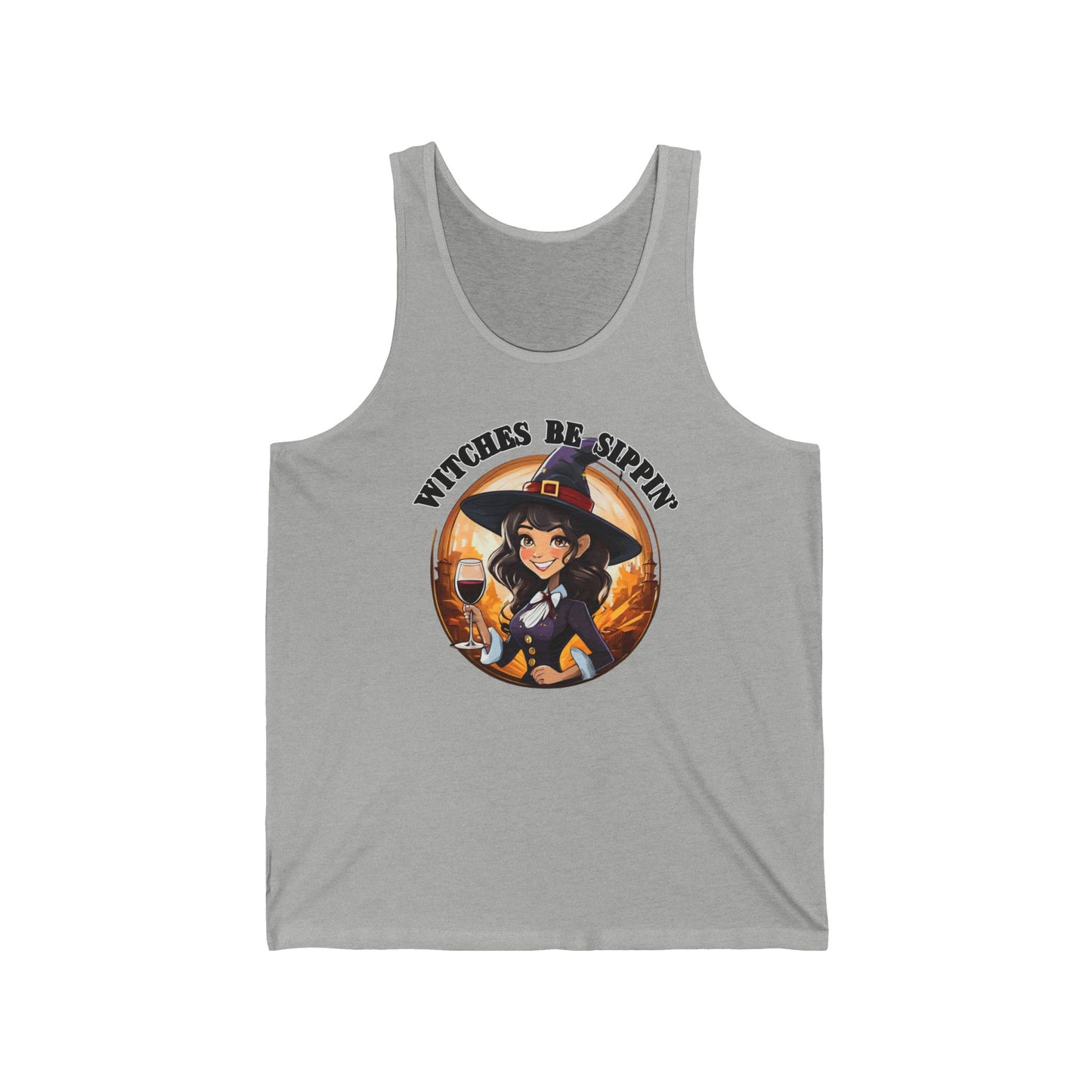 Witches Be Sippin' - Unisex Jersey Tank