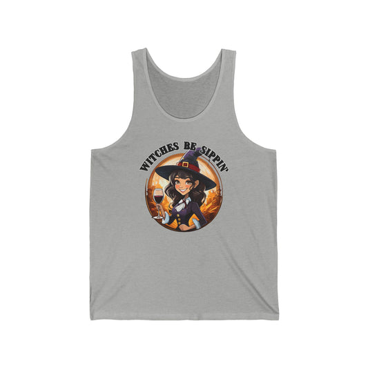 Witches Be Sippin' - Unisex Jersey Tank