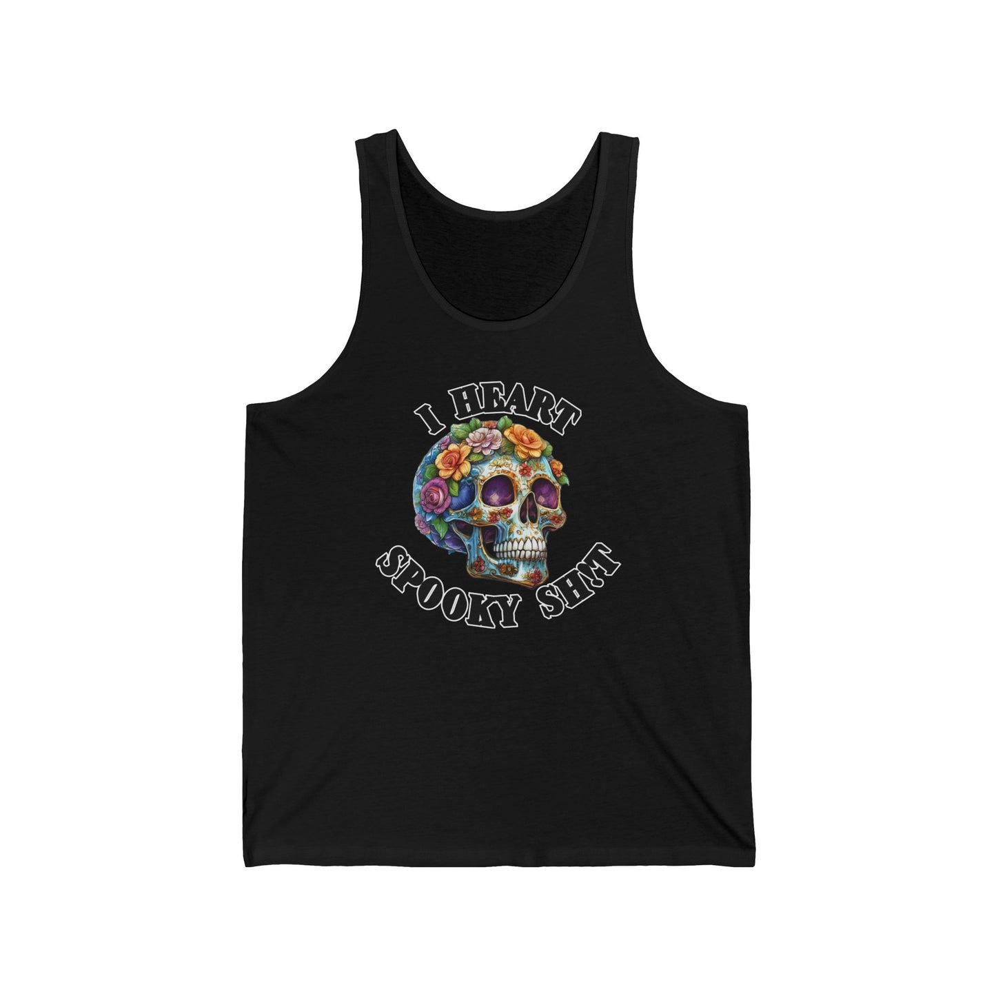 I Heart Spooky Sh!t - Unisex Jersey Tank