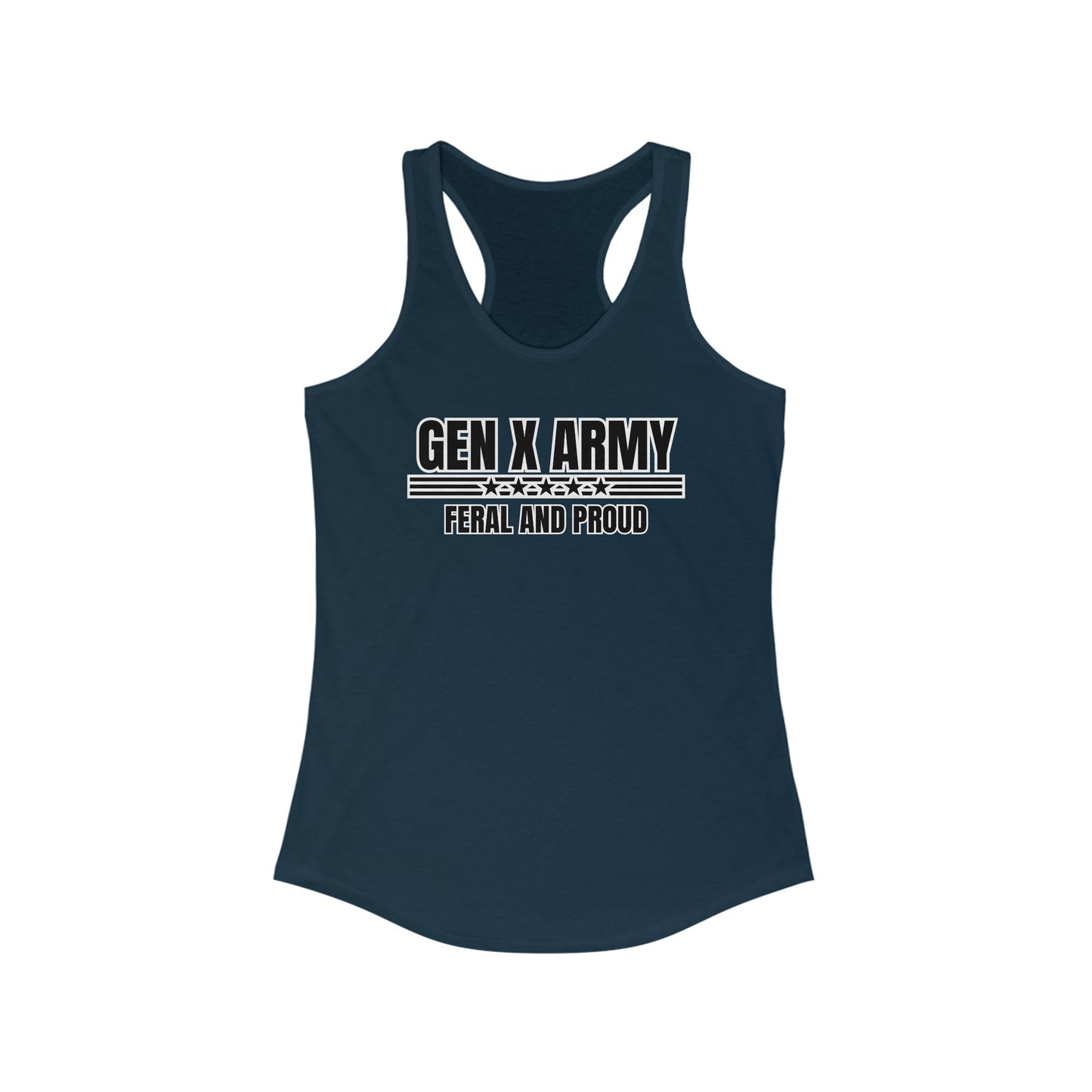 Feral and proud - Women's Ideal Racerback Tank