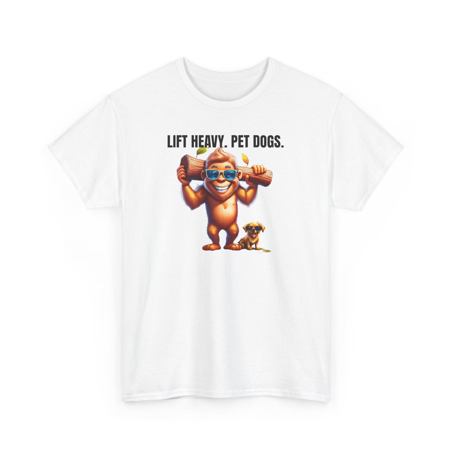 Lift heavy pet dogs 1 - Unisex Heavy Cotton Tee