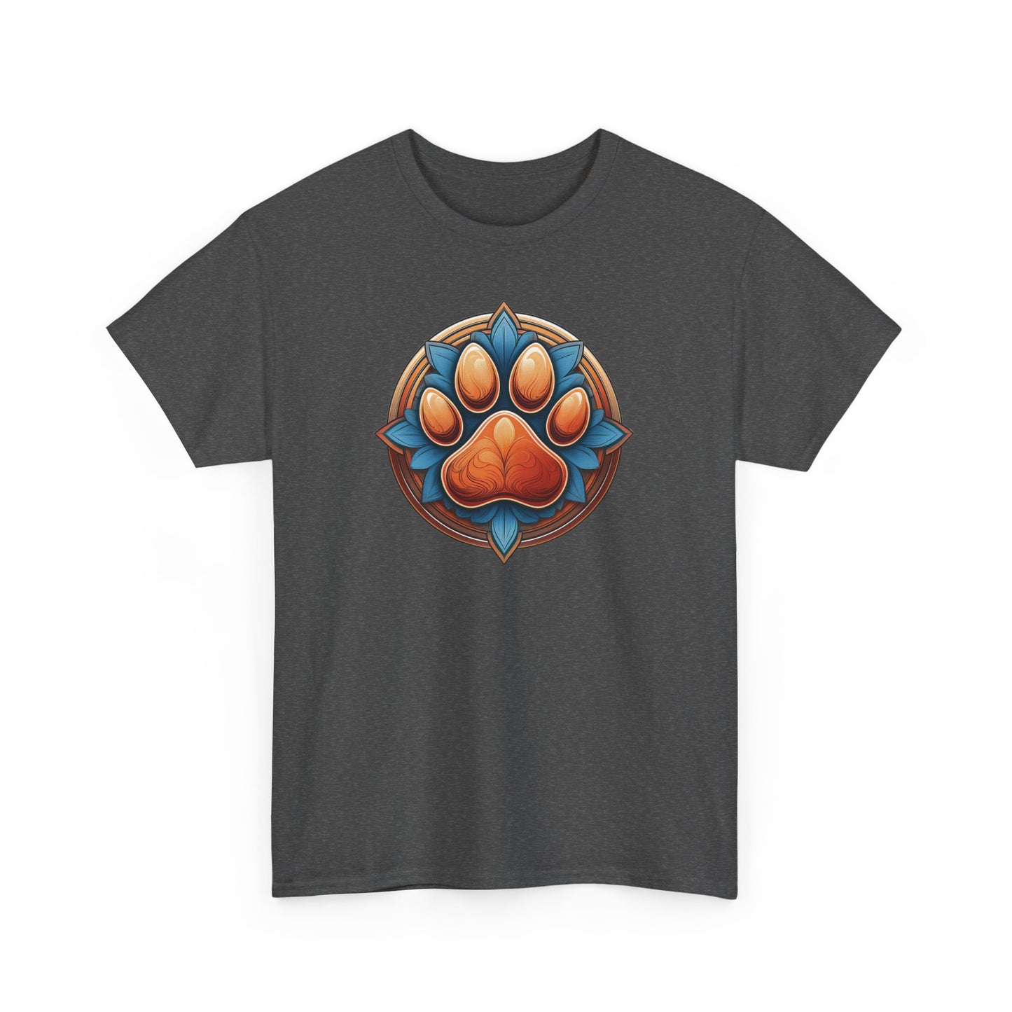 Pawprint logo - Unisex Heavy Cotton Tee