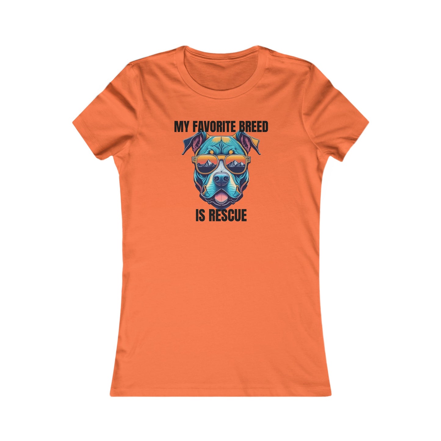 My favorite breed is rescue 1 - Women's Favorite Tee