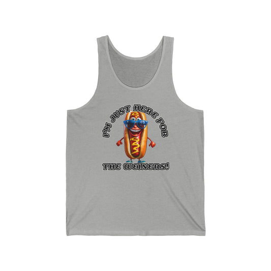 I'm just here for the weiners! - Unisex Jersey Tank