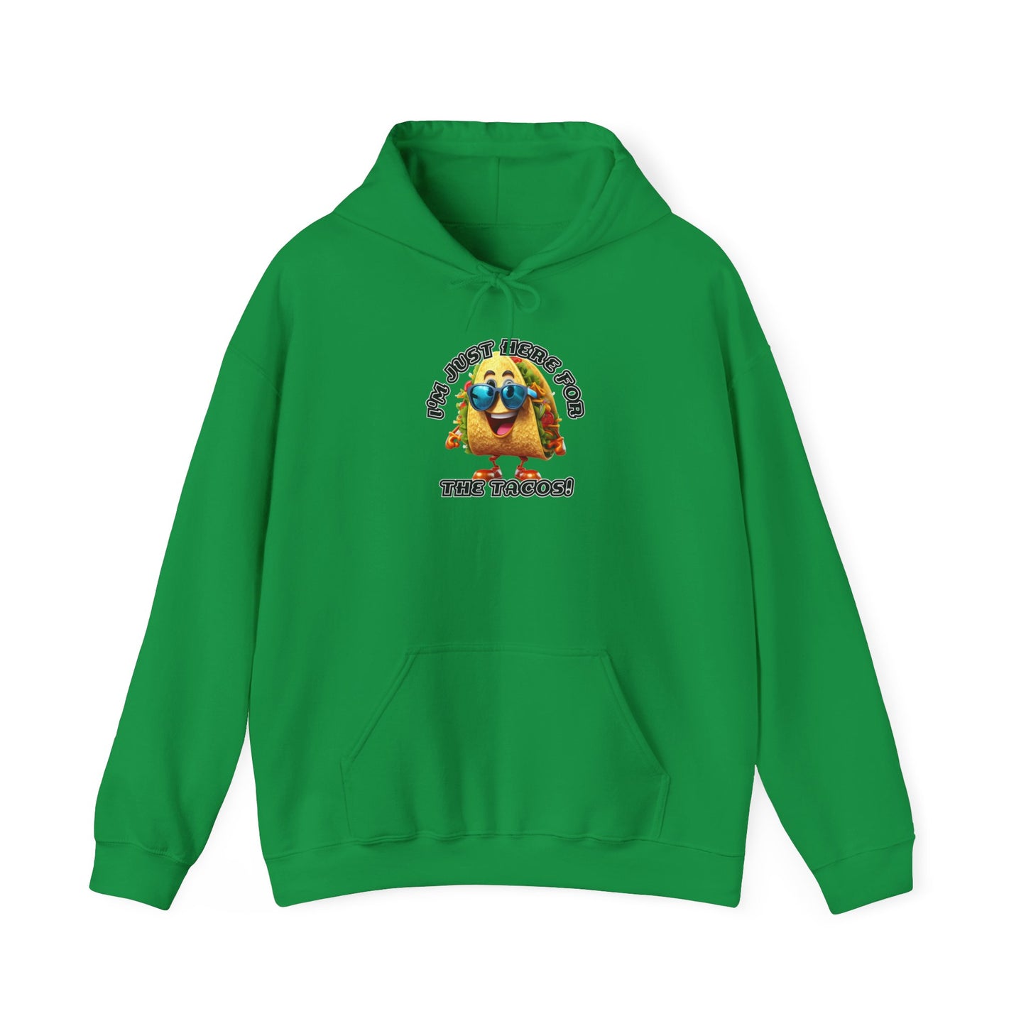 I'm just here for the tacos! - Unisex Heavy Blend™ Hooded Sweatshirt