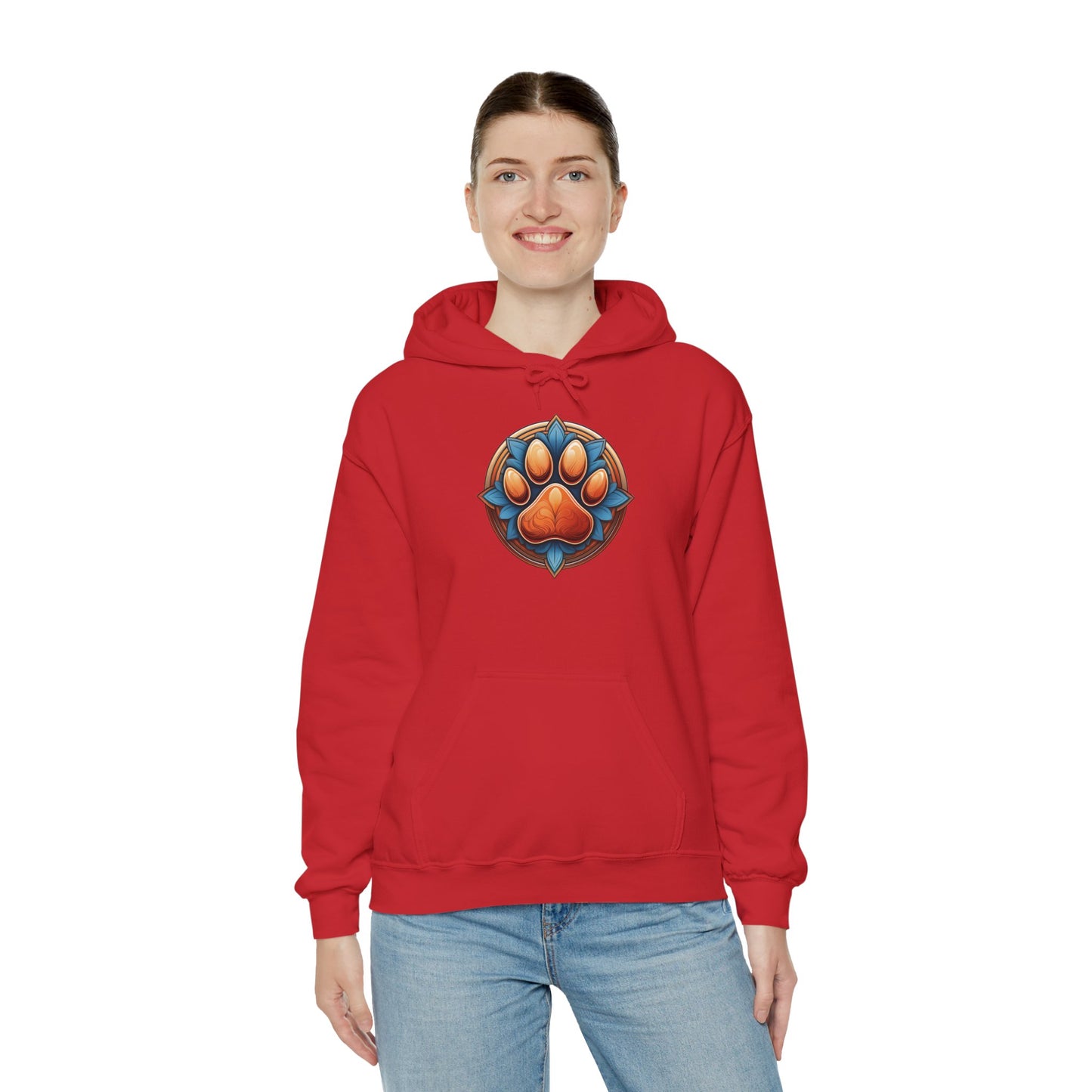 Pawprint logo - Unisex Heavy Blend™ Hooded Sweatshirt