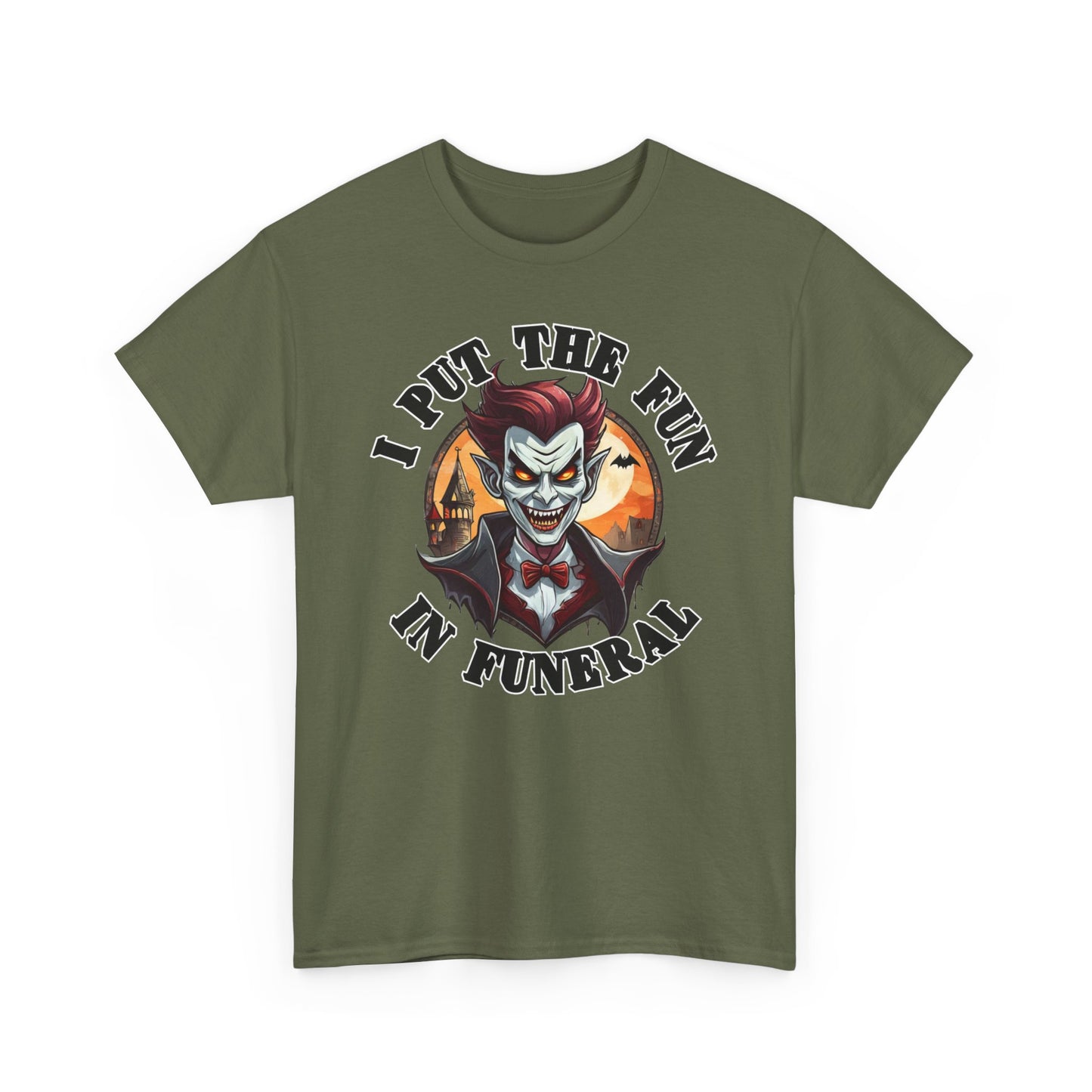 I put the fun in funeral - Unisex Heavy Cotton Tee