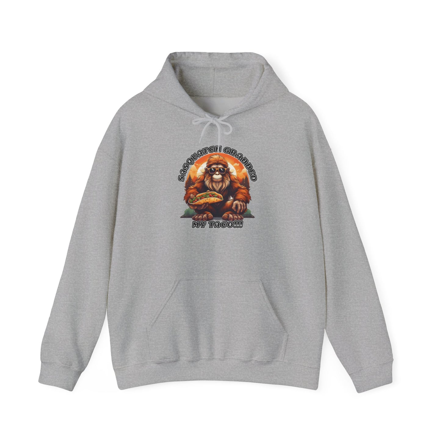 Sasquatch grabbed my taco! - Unisex Heavy Blend™ Hooded Sweatshirt