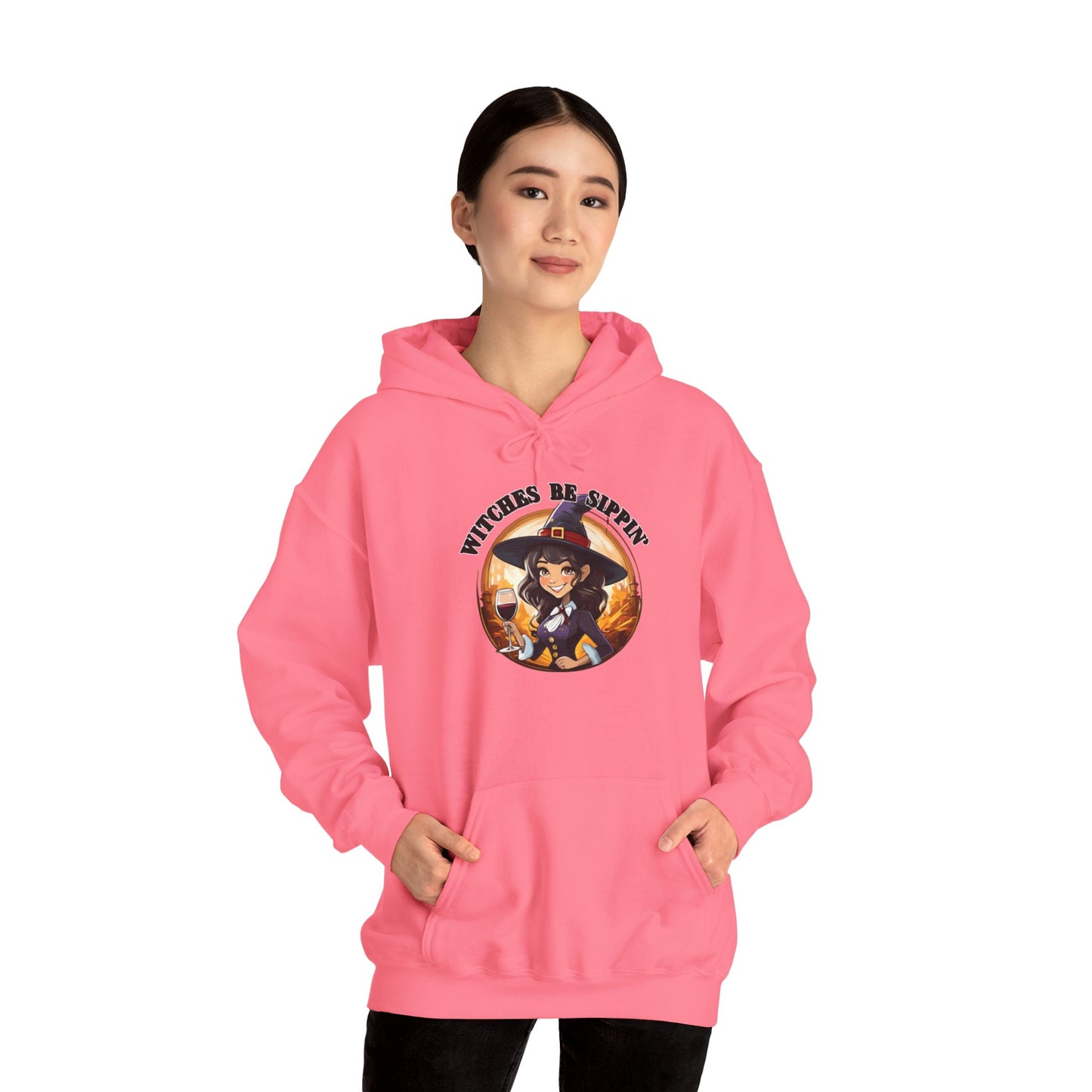 Witches Be Sippin' - Unisex Heavy Blend™ Hooded Sweatshirt