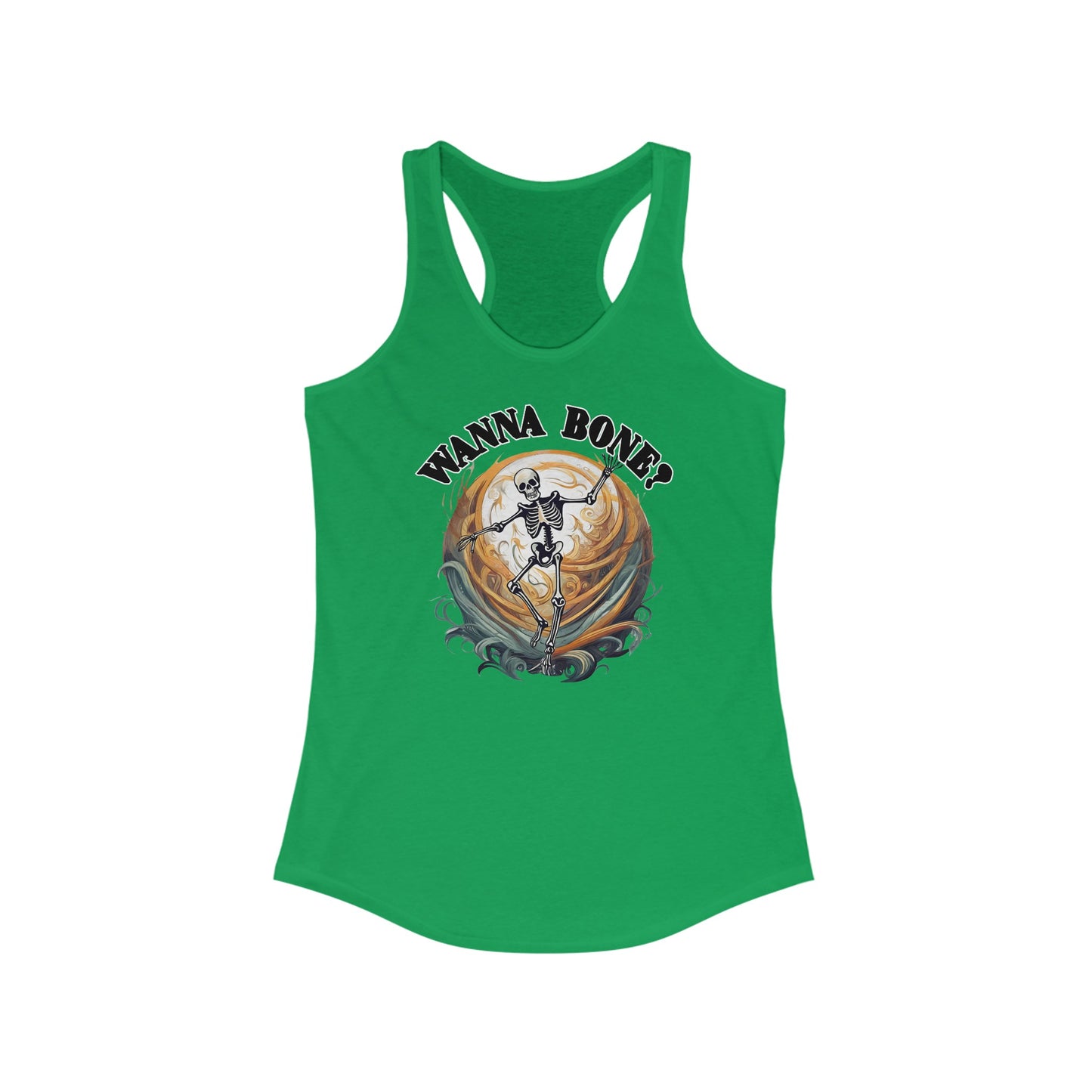 Wanna bone? - Women's Ideal Racerback Tank