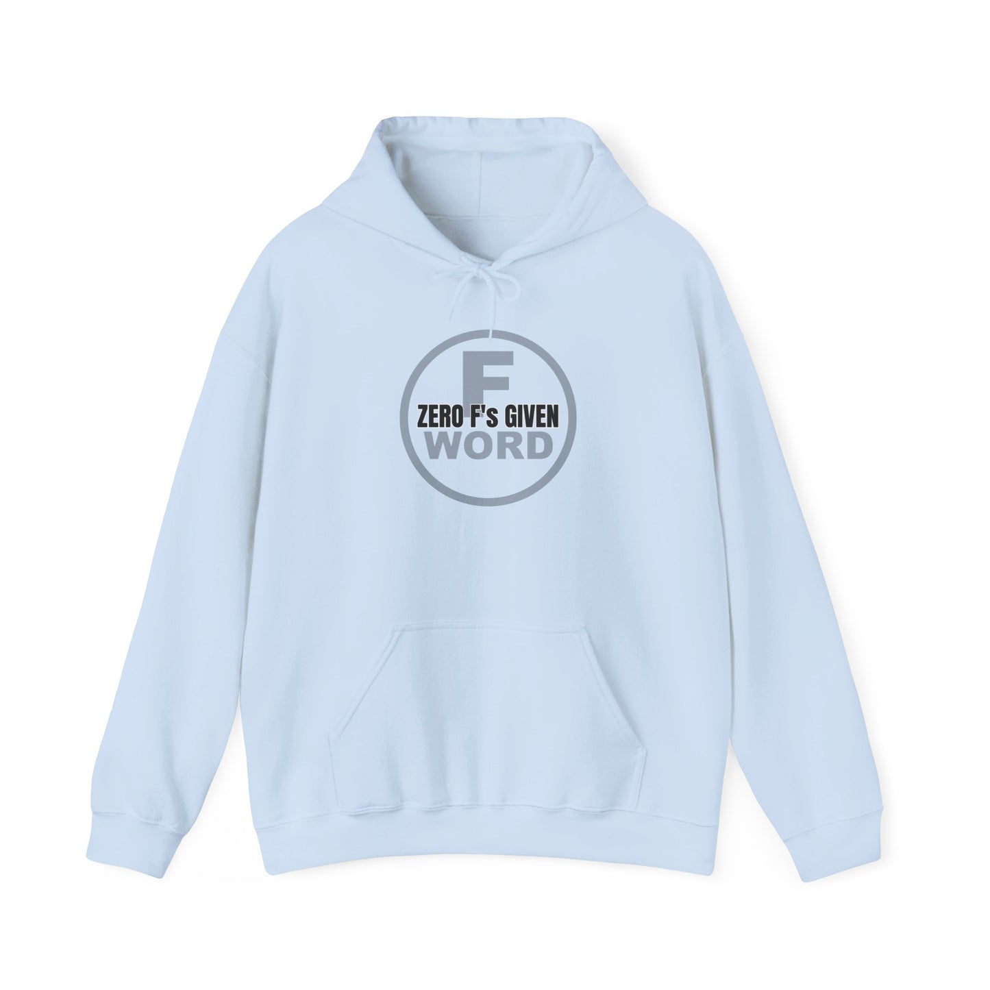 Zero F's given - Unisex Heavy Blend™ Hooded Sweatshirt