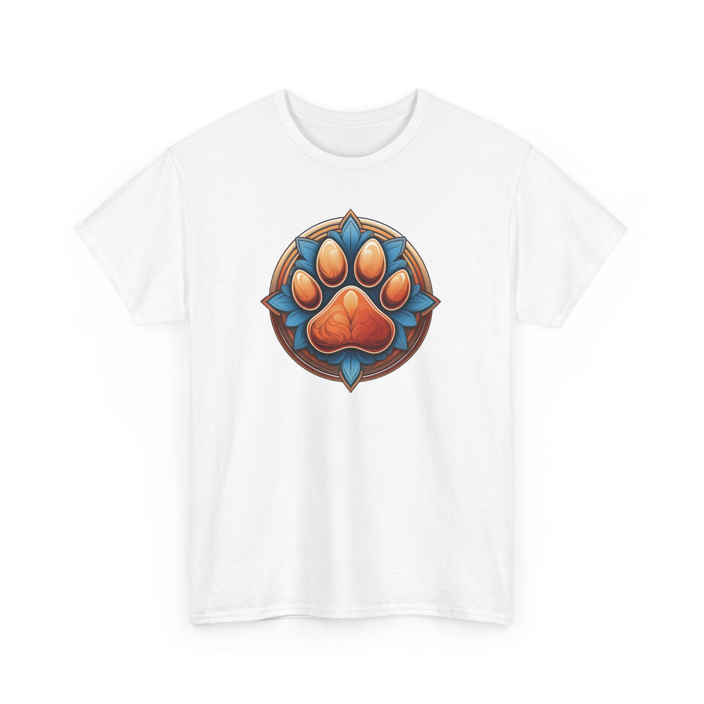 Pawprint logo - Unisex Heavy Cotton Tee