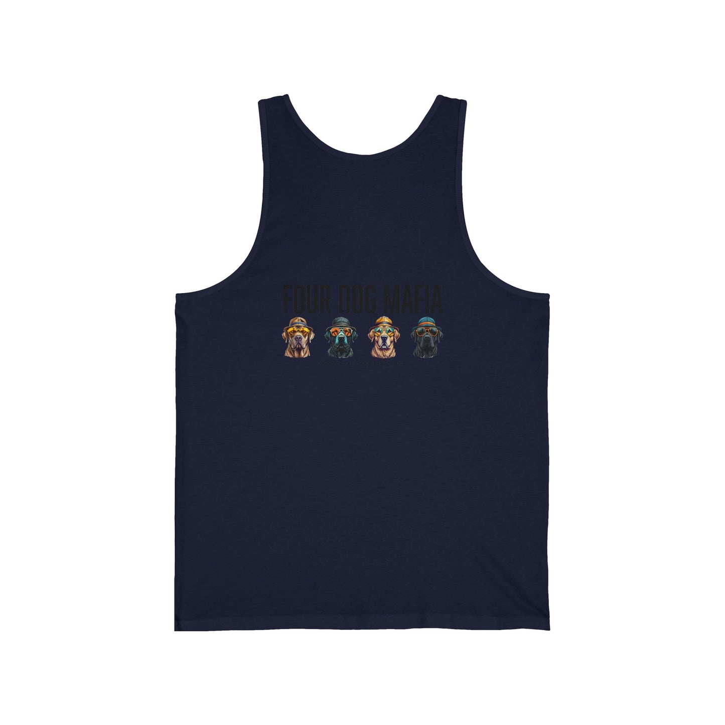 Hotdog looking for a hallway - Unisex Jersey Tank