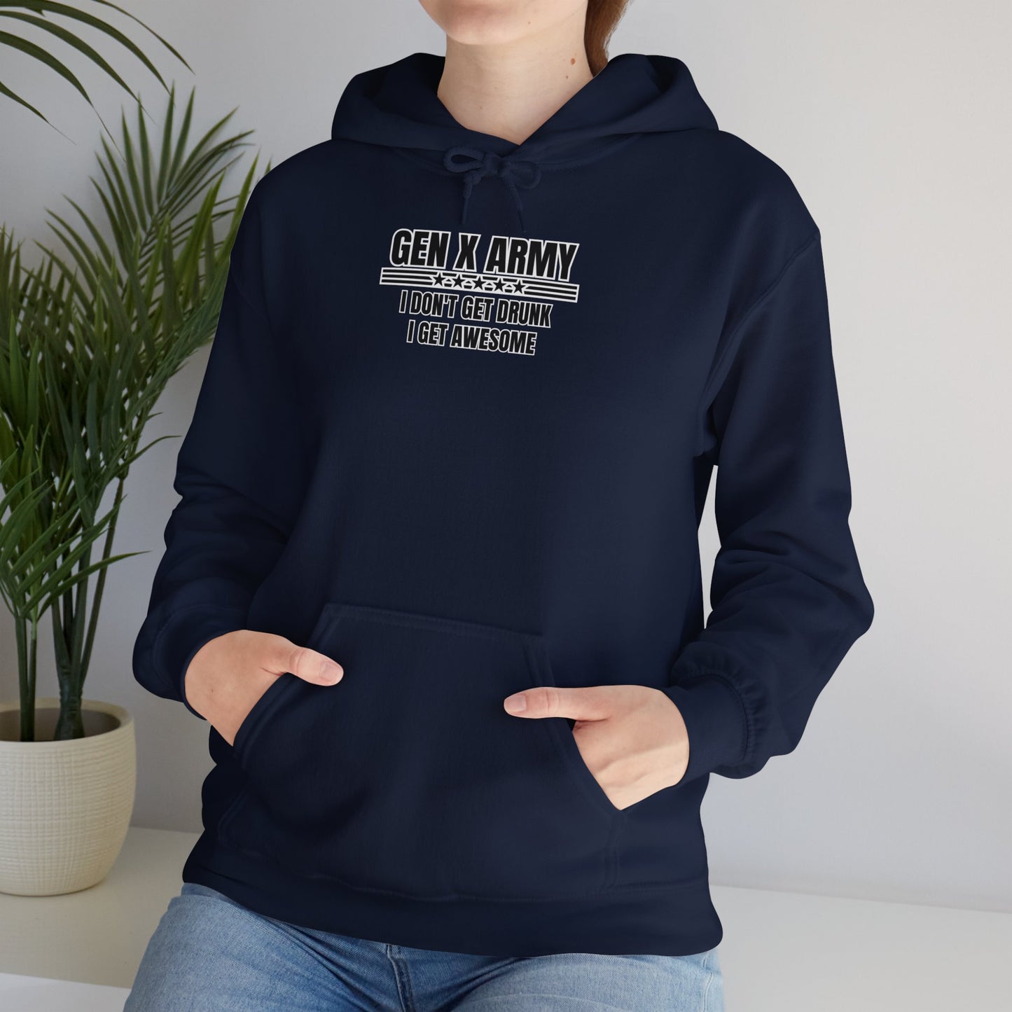 I don't get drunk I get awesome - Unisex Heavy Blend™ Hooded Sweatshirt