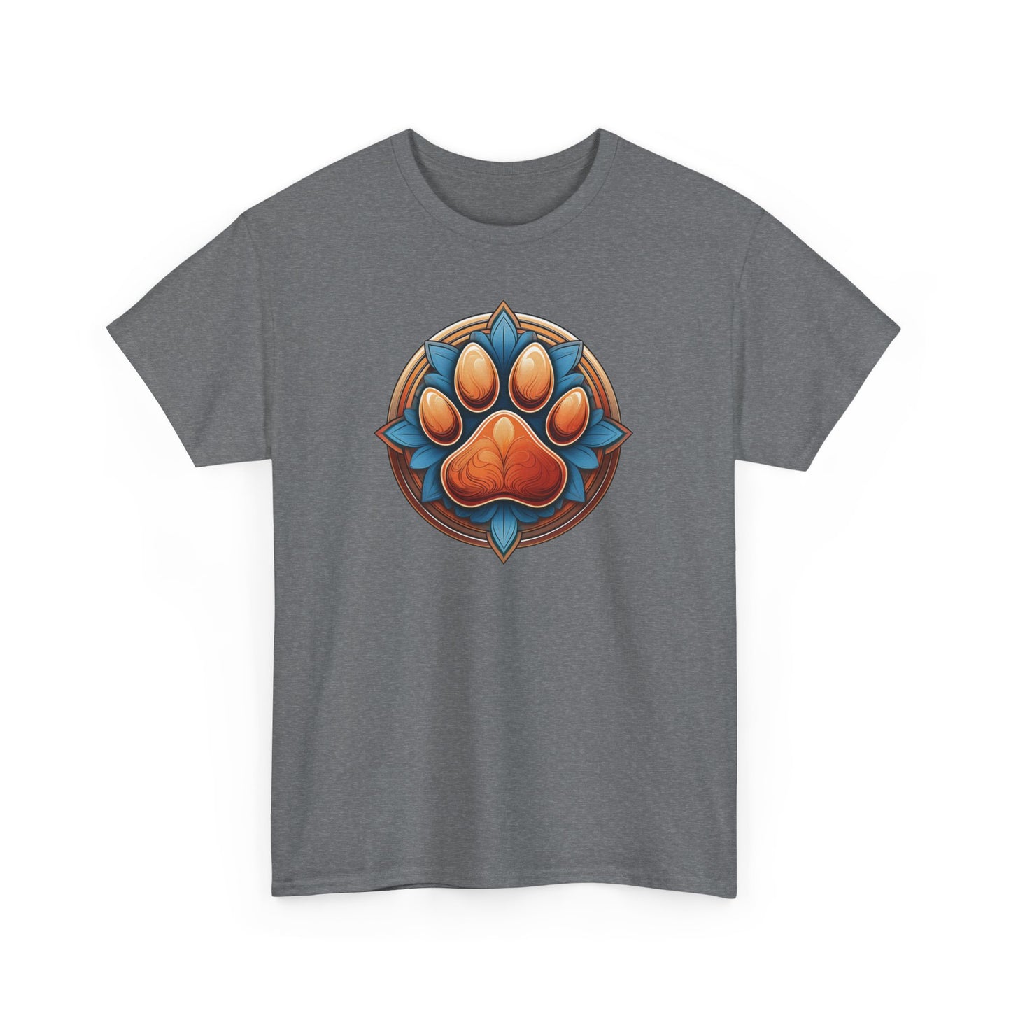 Pawprint logo - Unisex Heavy Cotton Tee