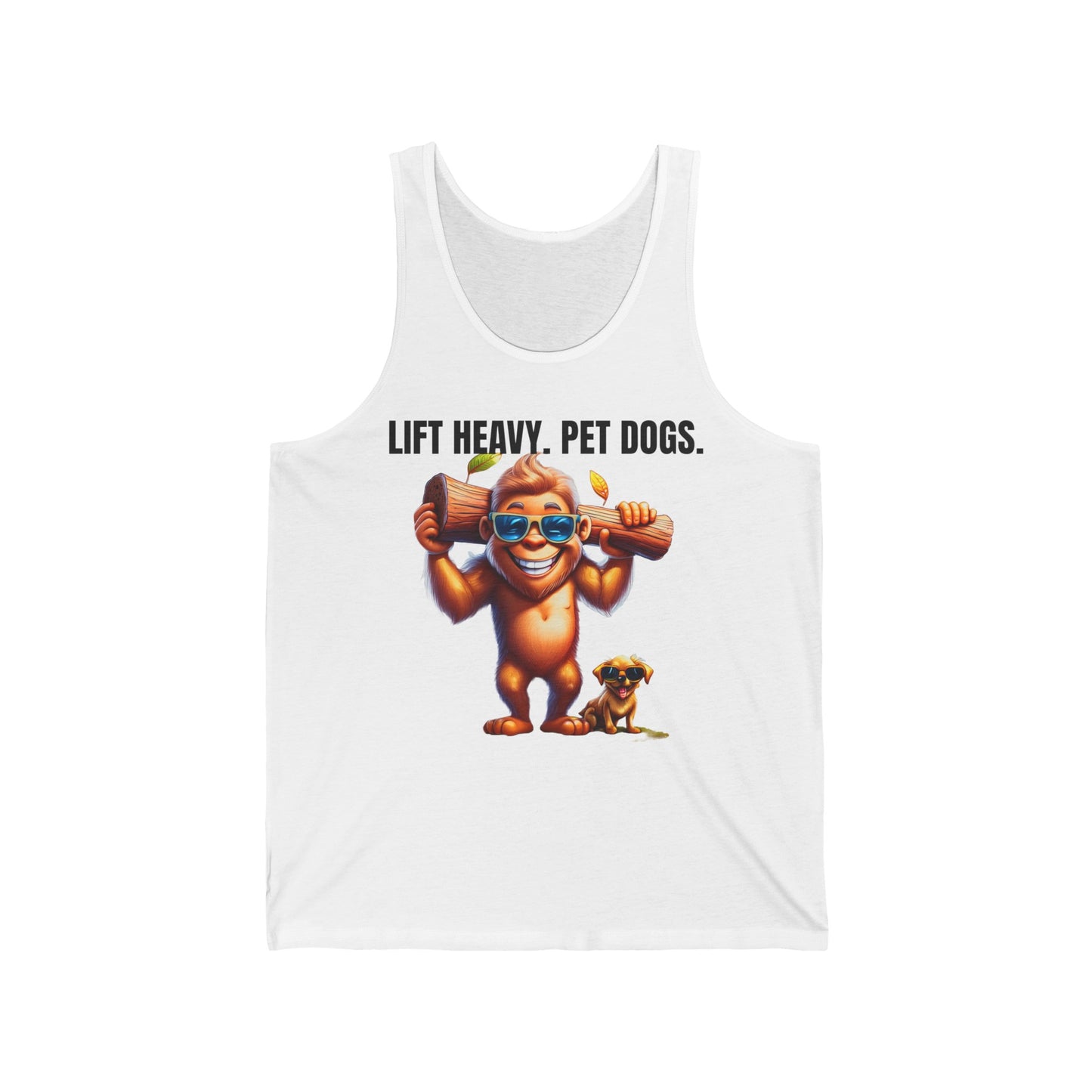 Lift heavy pet dogs 1 - Unisex Jersey Tank